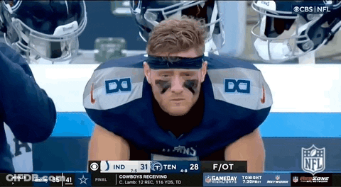 Football Player Wearing Headband Saying Do GIF