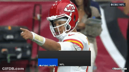 Football Player Wearing NFL Helmet GIF