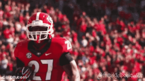 Football Player Wearing Number 27 Jersey GIF