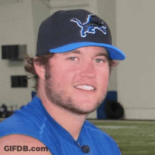 Football Player Wearing Rams Helmet GIF