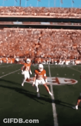 Football Player Wearing Texas Tech Jersey GIF