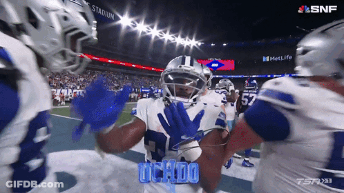 Football Player Wearing Uchido Jersey GIF