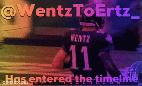 Football Player Wentz GIF