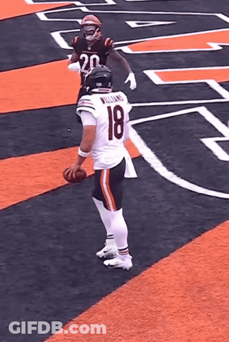 Football Player Williams Holding Football GIF