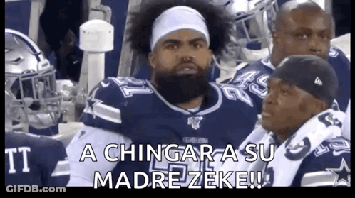 Football Player With Beard And Headband Sitting In Stands GIF