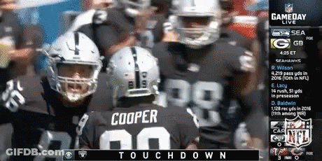 Football Player With Cooper On Jersey GIF
