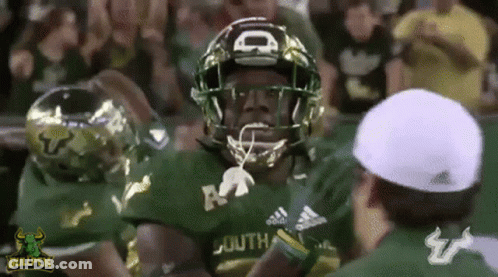 Football Player With D Helmet GIF