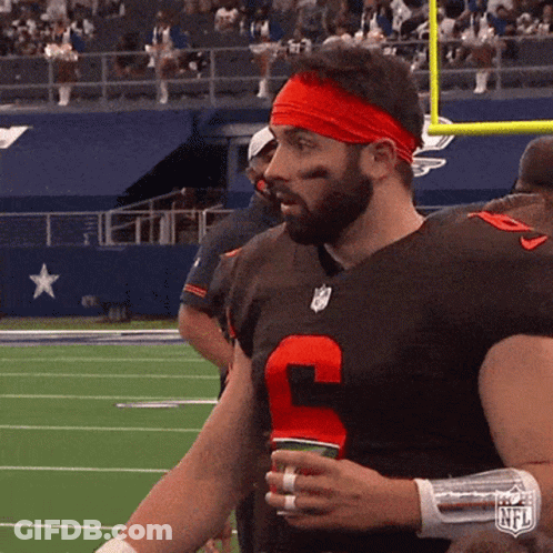 Football Player With Headband And Number 2 Jersey GIF