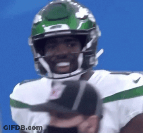 Football Player With Helmet And Mask GIF