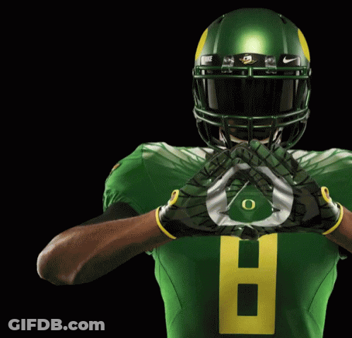 Football Player With Helmet And Number 44 Gloves GIF