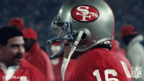 Football Player With Helmet Letter S GIF