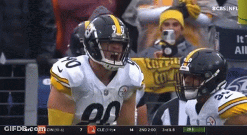 Football Player With Helmet Number 10 GIF