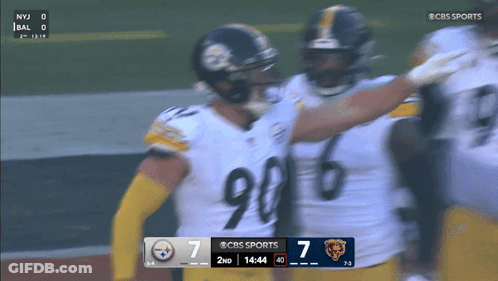 Football Player With Helmet Number 13 GIF