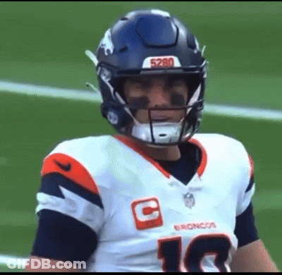 Football Player With Helmet Number 5280 GIF