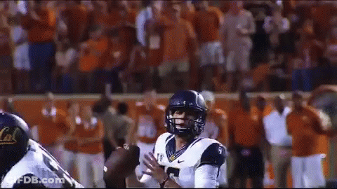 Football Player With Helmet Number 7 GIF
