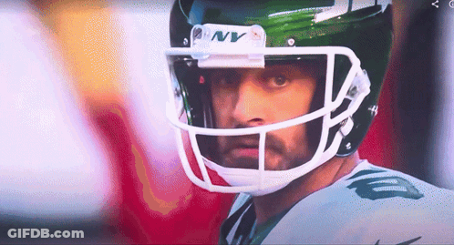 Football Player With Helmet Saying NY GIF