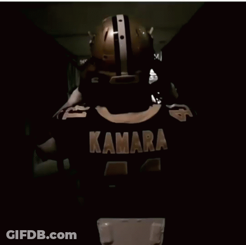 Football Player With Jersey Number 41 GIF