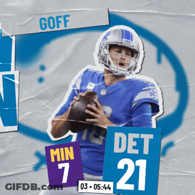 Football Player With Name Goff GIF