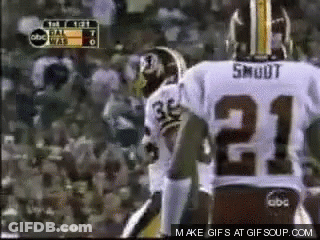 Football Player With Name Smoot On Jersey GIF