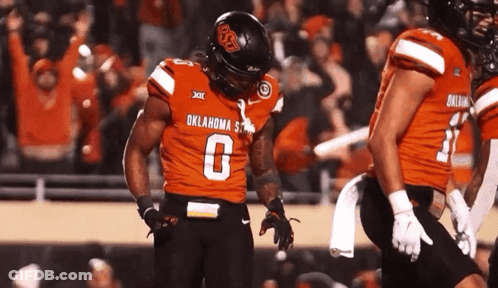 Football Player With Number 0 Jersey GIF