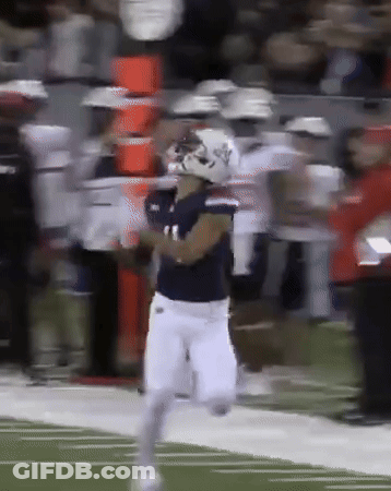 Football Player With Number 1 On Shirt GIF