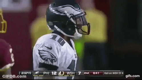 Football Player With Number 10 Helmet GIF
