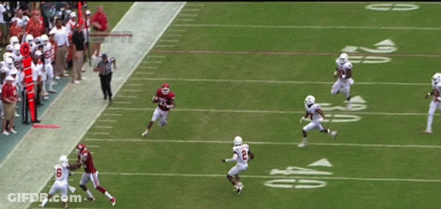 Football Player With Number 12 GIF