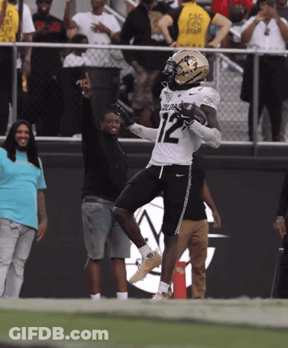 Football Player With Number 12 Jersey GIF