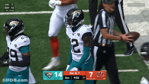 Football Player With Number 12 Jersey GIF