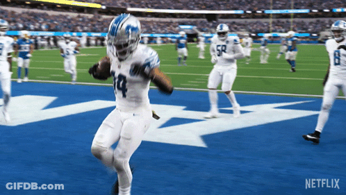 Football Player With Number 14 On Jersey GIF