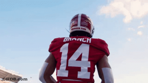 Football Player With Number 14 GIF