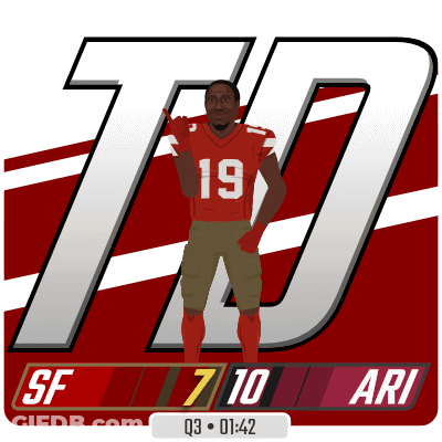Football Player With Number 19 GIF