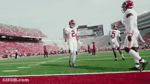 Football Player With Number 2 On Jersey GIF