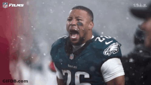 Football Player With Number 25 GIF