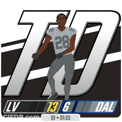 Football Player With Number 28 GIF