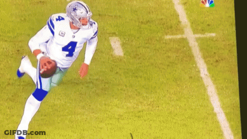 Football Player With Number 4 Jersey GIF