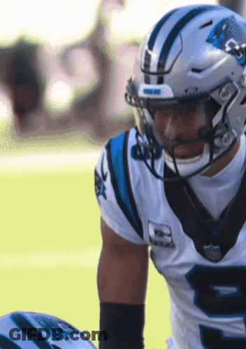 Football Player With Number 5 Helmet GIF