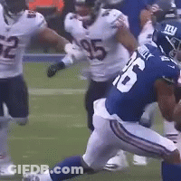 Football Player With Number 6 GIF