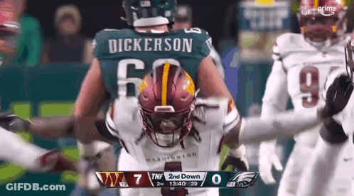 Football Player With Number 60 Jersey GIF