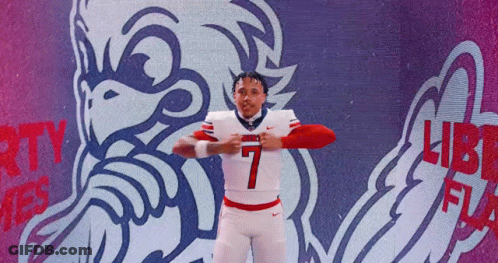 Football Player With Number 7 On Shirt GIF