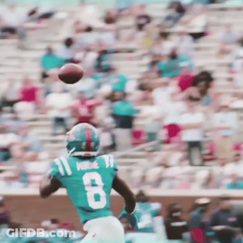 Football Player With Number 8 GIF