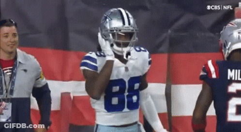 Football Player With Number 88 On Helmet GIF
