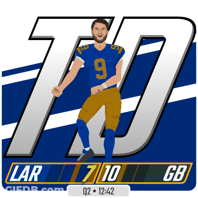 Football Player With Number 9 GIF