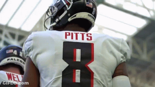 Football Player With Pitts On Shirt GIF