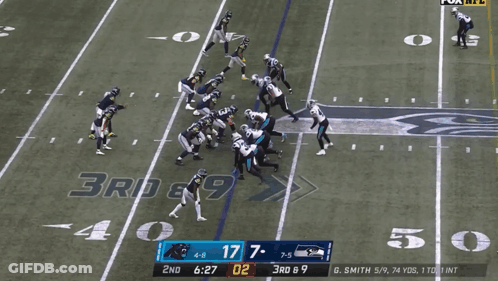 Football Player With Touchdowns GIF