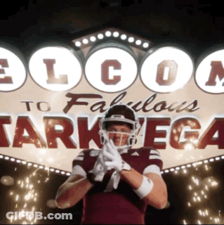 Football Player With Welcome To Fabulous Tarnega Sign GIF