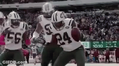 Football Players Celebrating Touchdown GIF