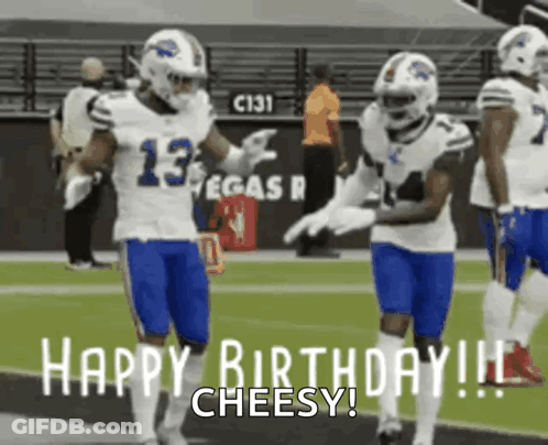 Football Players Dancing On Field GIF
