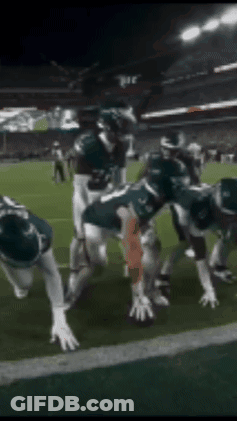 Football Players Getting Ready To Play GIF