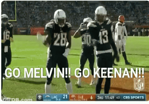 Football Players Go Melvin Go Keenan GIF